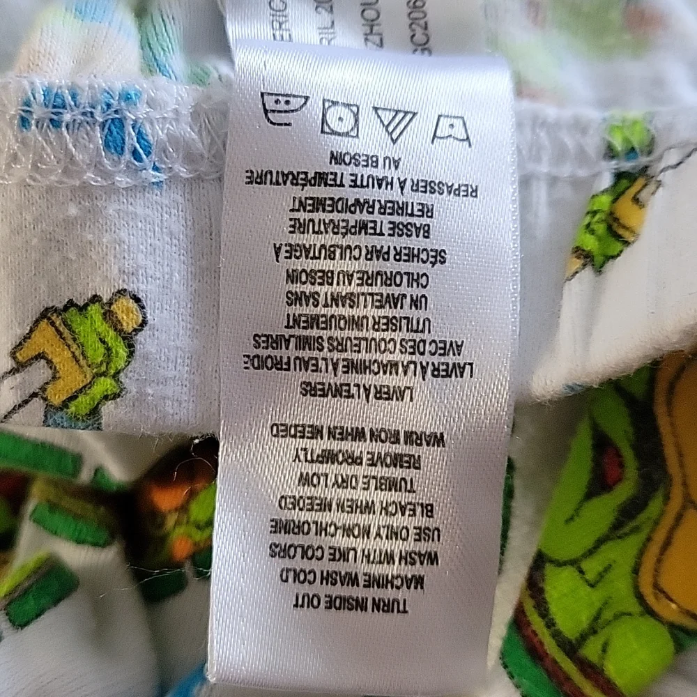 Vtg Marvel Teenage Mutant Ninja 🐢 PJ Bottoms Good 👍